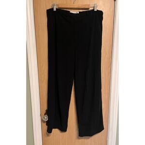Vintage MaxMara Wool Black Slacks Wide Leg
